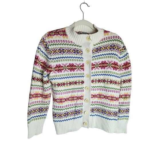 Tiara International vtg button front cardigan sweater sz M cottagecore Y2K - Picture 1 of 8
